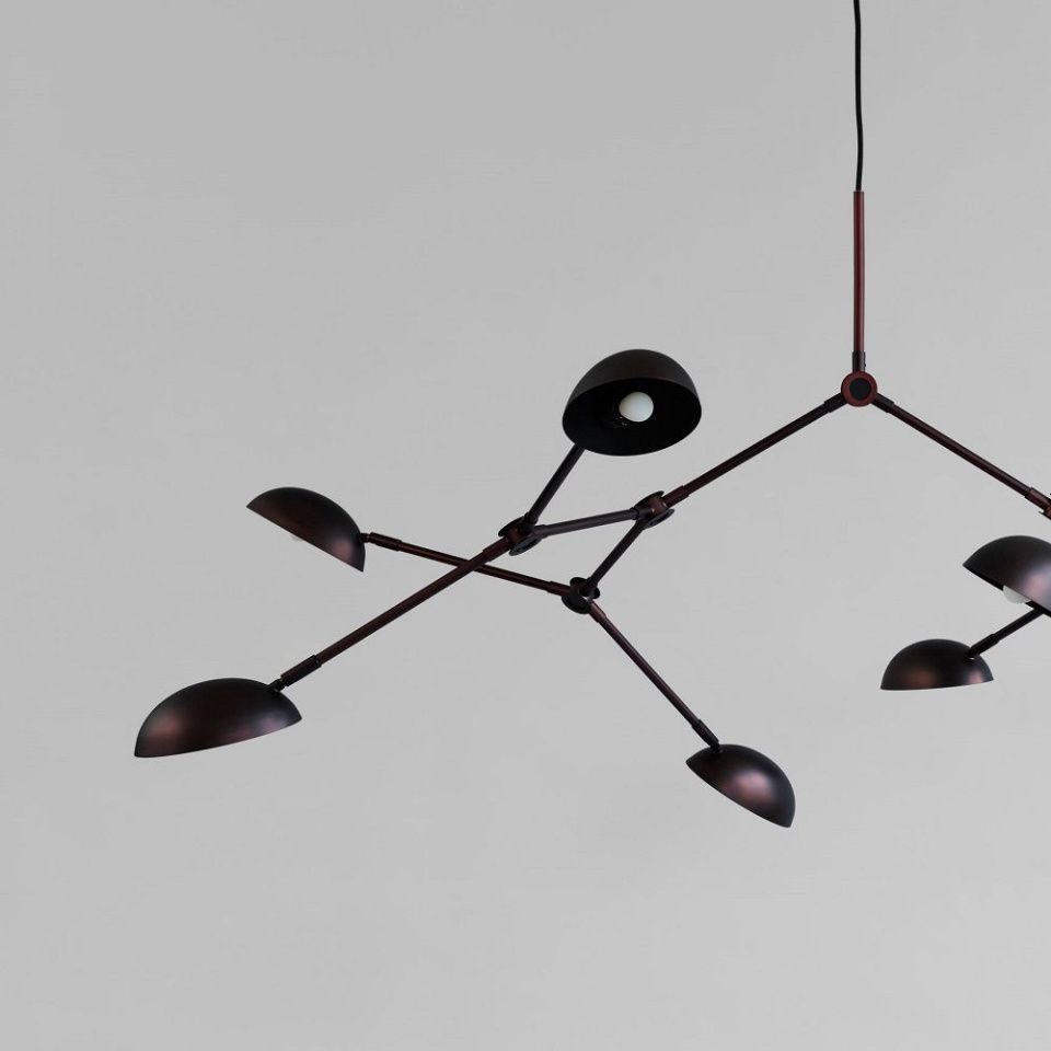 Светильник потолочный Drop Chandelier Burned Black