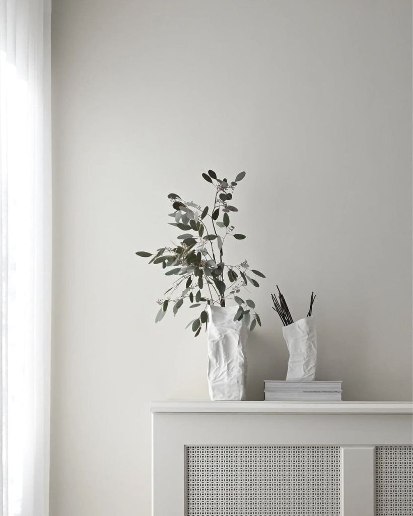 Ваза Kami Medio Bone White