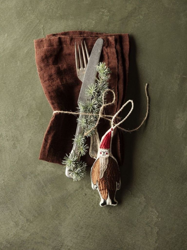 NY Елочное украшение Elf Pair Set of 2