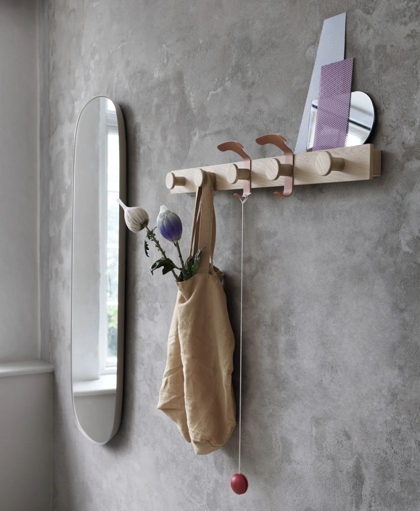 Зеркало Framed Mirror Large Taupe / Clear