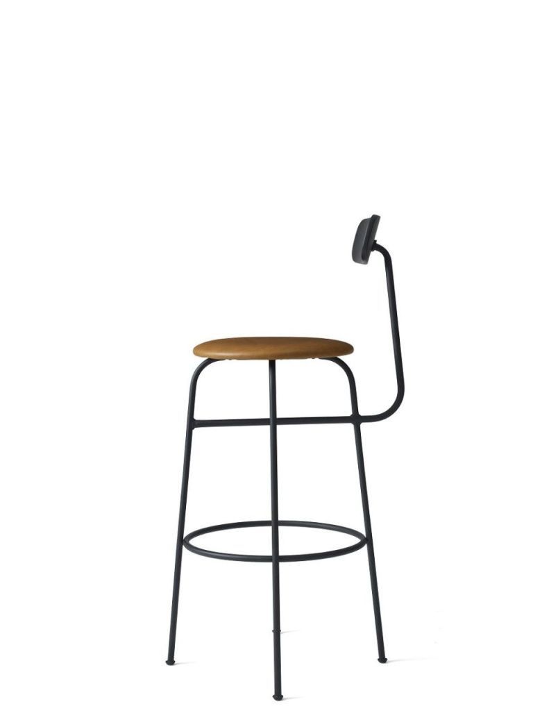 Стул барный Afteroom Bar Chair Cognac Leather h102