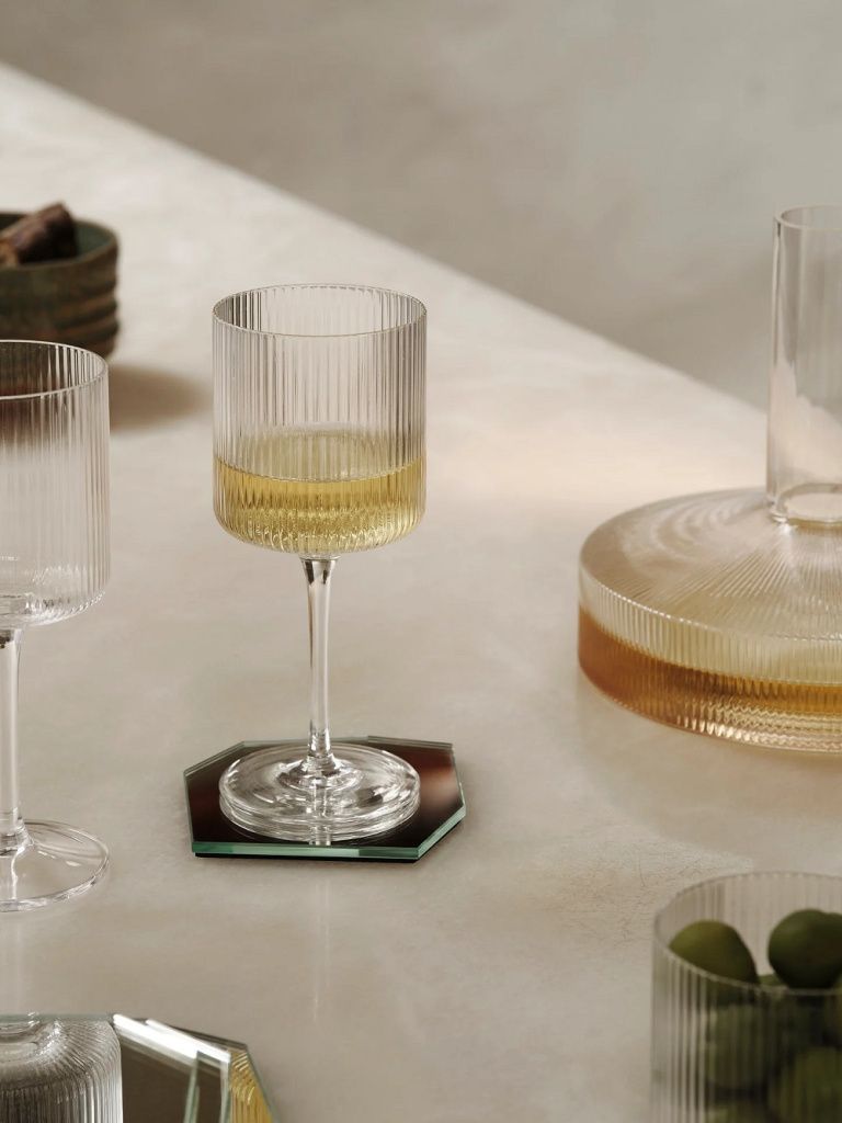 Бокалы Ripple White Wine Glasses Clear 2 шт