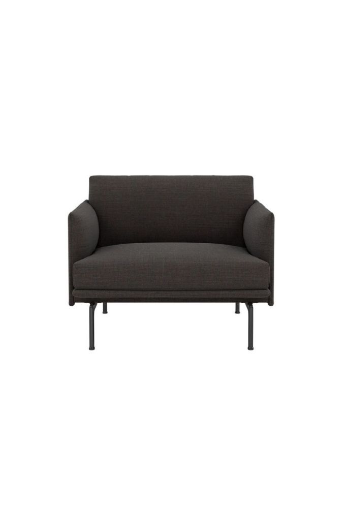 Кресло Outline Chair Canvas 674 Black Base