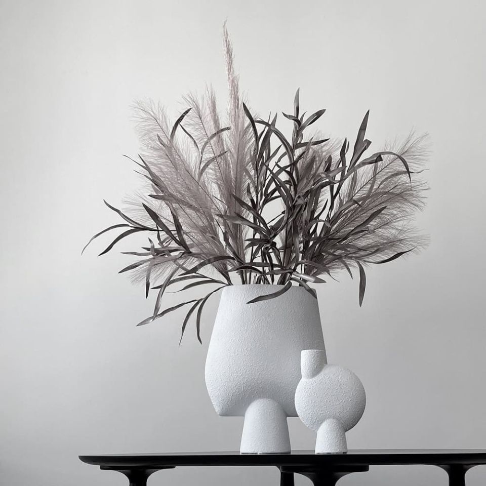 Ваза Sphere Vase Square Big Bubble White