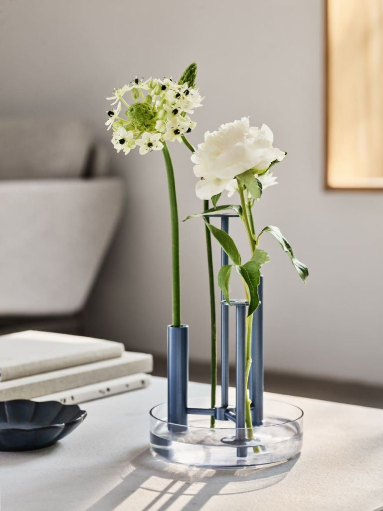 Ваза Ikeru Vase Dusk Blue High