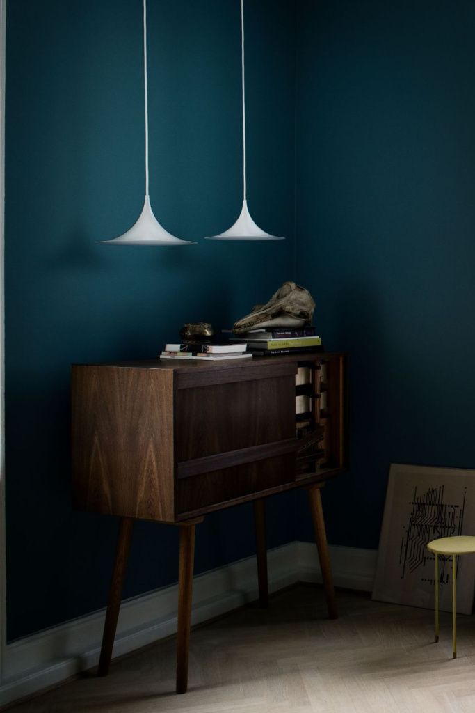 Светильник потолочный Semi Pendant Black Matt Medium