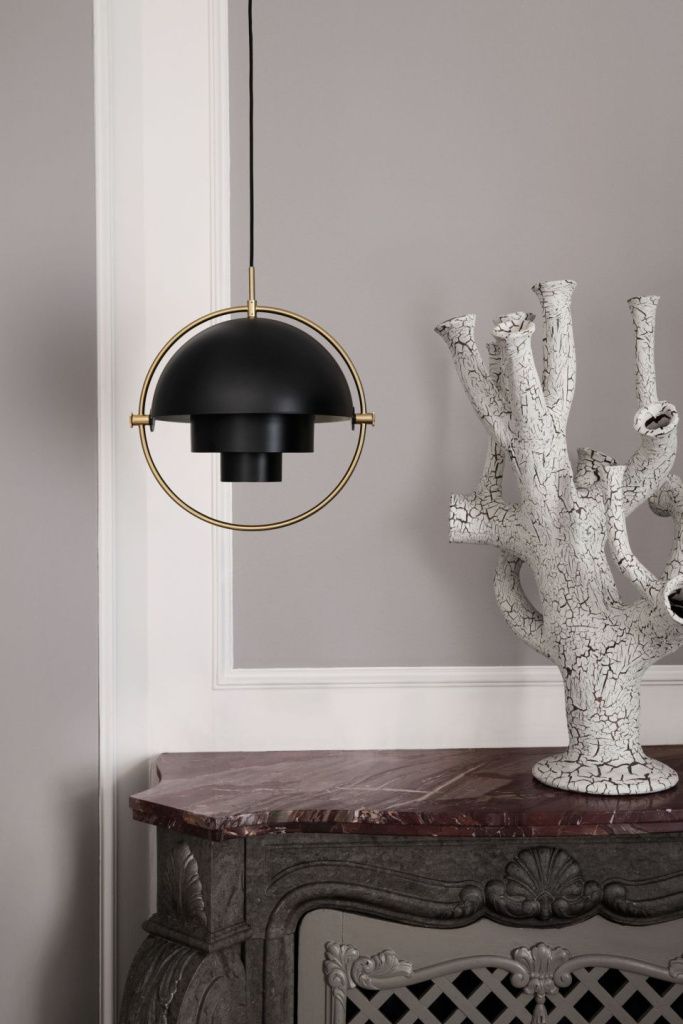 Светильник потолочный Multi-Lite Pendant Black Brass Ø32