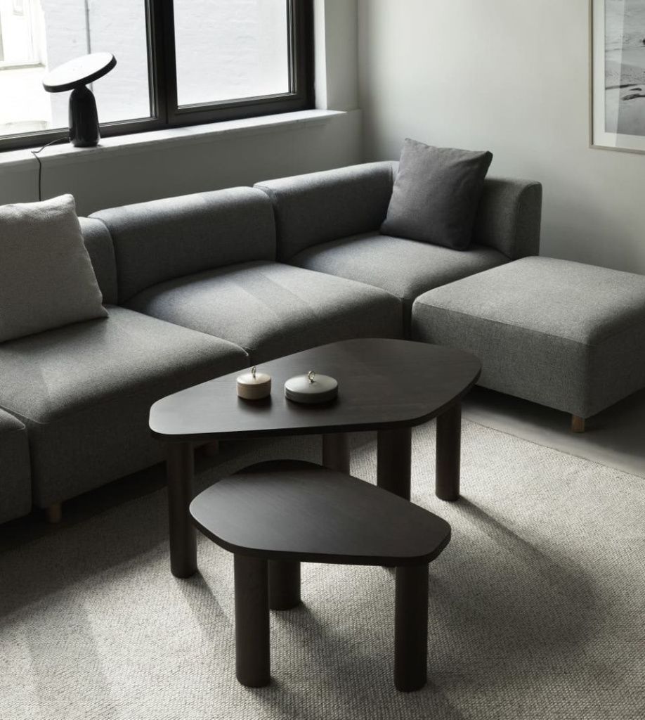 Столик кофейный Sculp Small Brown Stained Ash