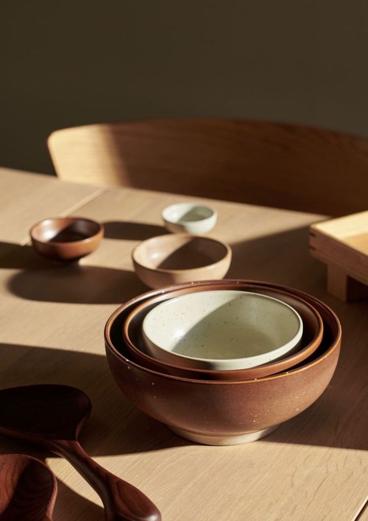 Набор фарфоровых чаш Midi Bowls Set of 3 Multi