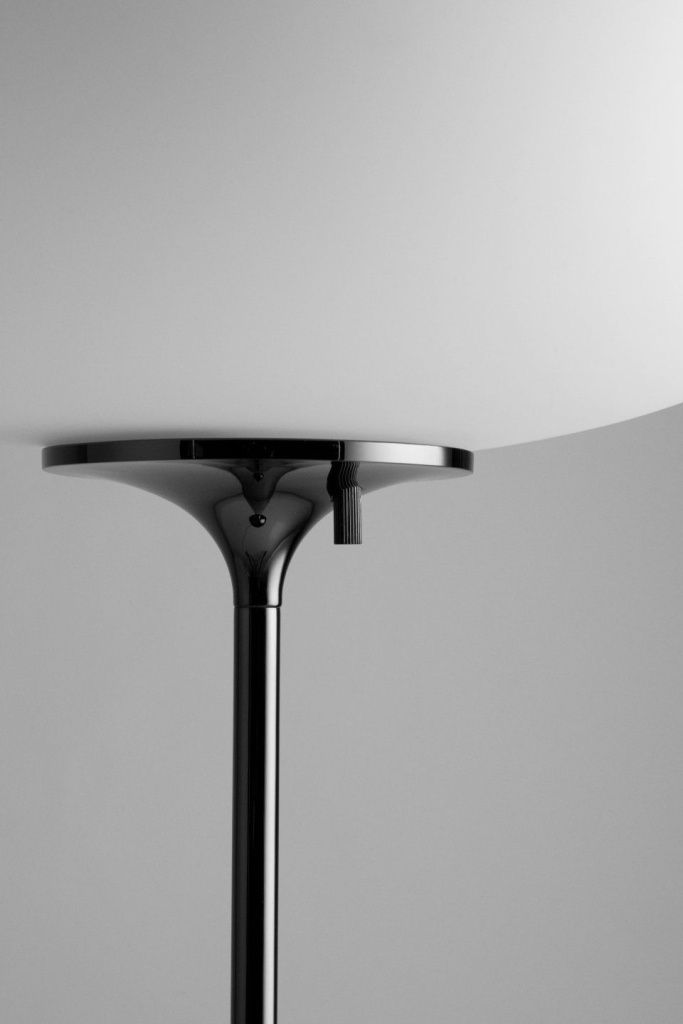 Торшер Stemlite Floor Lamp Black Chrome 150 см