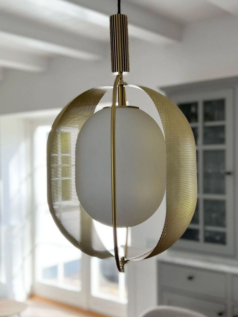 Светильник потолочный Pearl Pendant Brass
