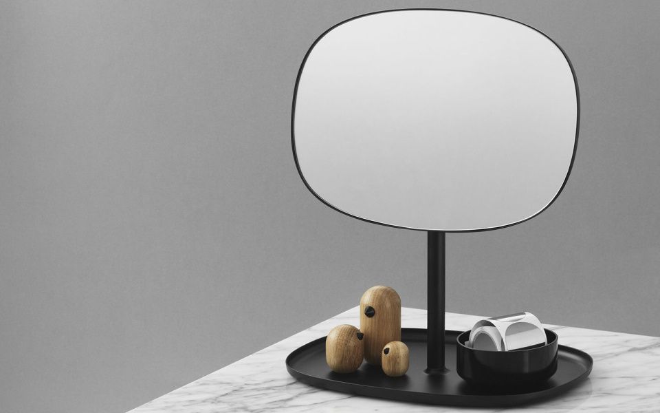 Зеркало настольное Flip Mirror Black