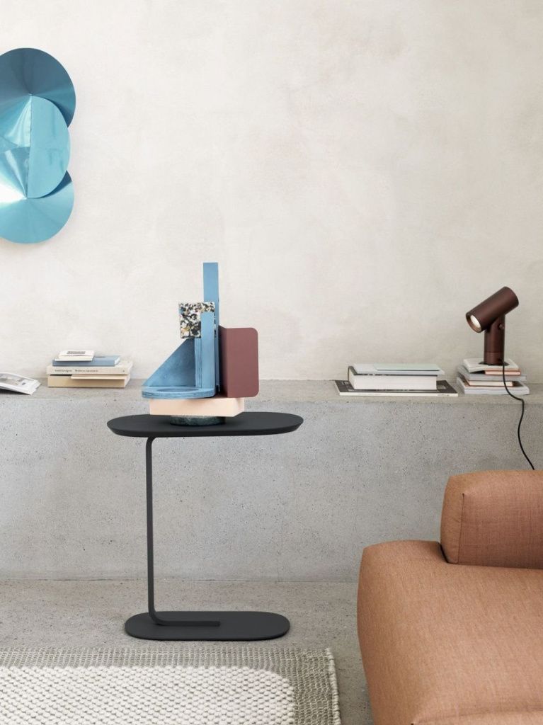 Столик Relate Side Table Black h73,5