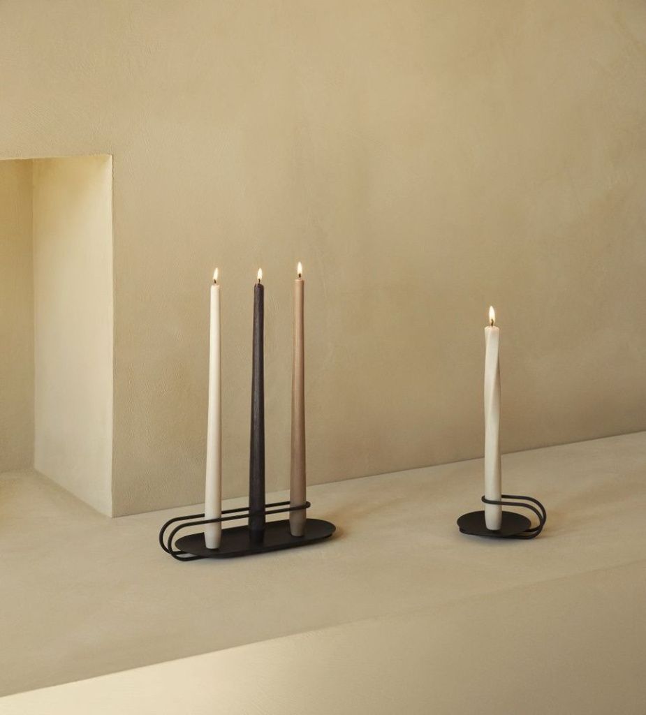 Подсвечник Clip Candle Holder H5-3 Arm Black