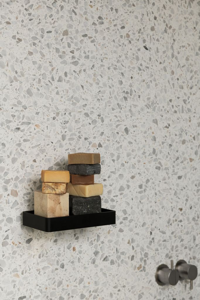 Полка для душа Shower Tray Black
