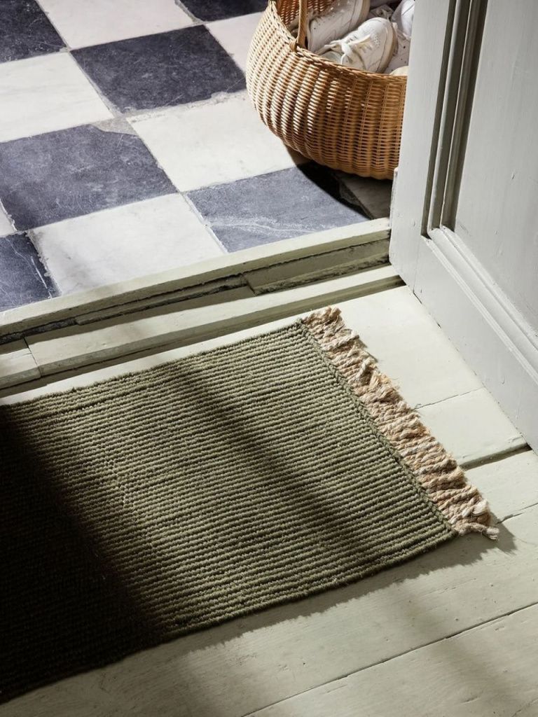 Коврик Block Mat Olive Natural 80х50