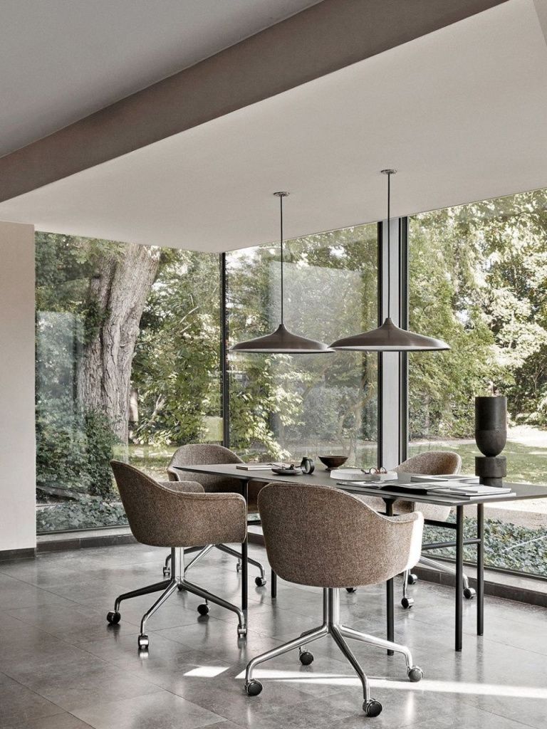 Стол обеденный Snaregade Rectangular Black Steel Black Oak