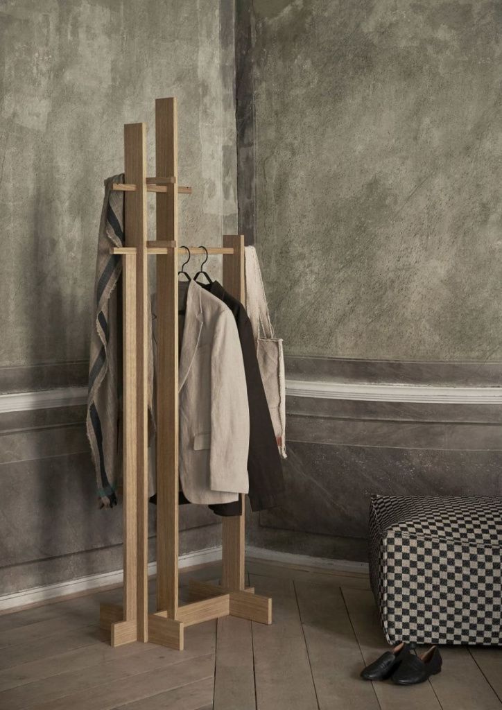 Вешалка напольная Bridge Clothes Stand Oiled Oak