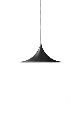 Светильник потолочный Semi Pendant Black Matt Medium