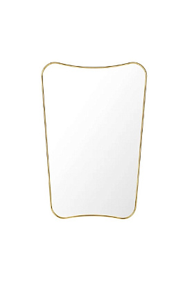 Зеркало F.A. 33 Wall Mirror Polished Brass 58 x 80