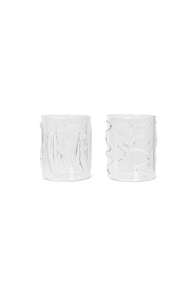 Набор стаканов Doodle Glasses Tall Clear 2 шт