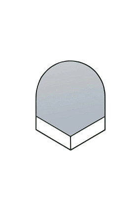 Зеркало настенное Epure 2 Mirror Black