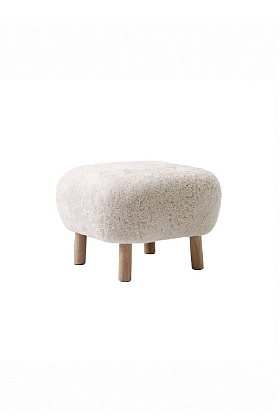 Пуф Little Petra ATD1 Walnut Sheepskin Moonlight