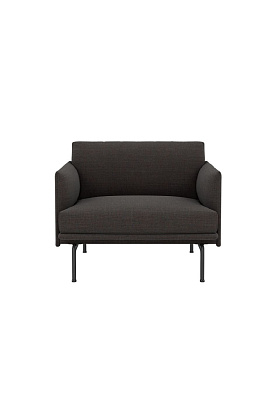 Кресло Outline Chair Canvas 674 Black Base