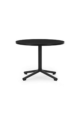 Столик Lunar Coffee Table Black Alu Oak