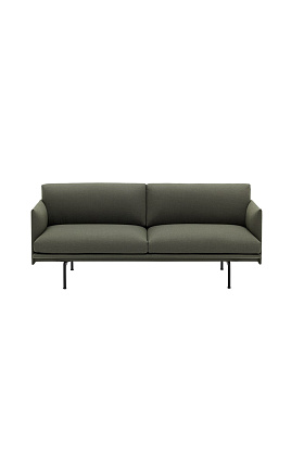 Диван Outline 2-seater Fiord 961 Black