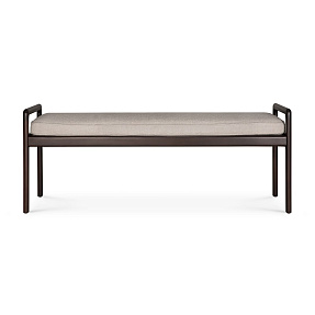 Скамья Jack Bench Mahogany Dark Brown Ivory