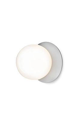 Светильник Liila 1 Medium Light Silver Opal White