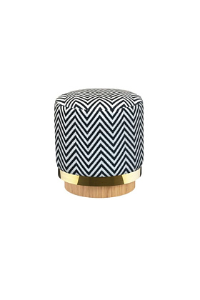 Пуф Stool Velvet Fabric Blue Duck