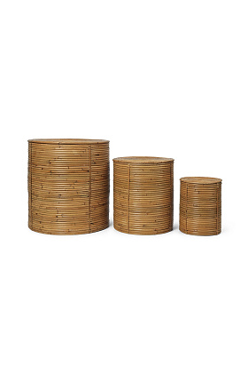 Корзины Column Storage набор 3 шт Natural Stained