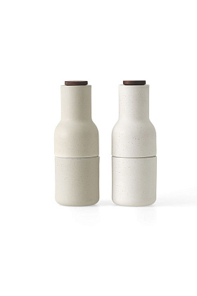 Набор измельчителей для соли и специй Bottle Grinder Ceramic Sand Walnut 2 pcs