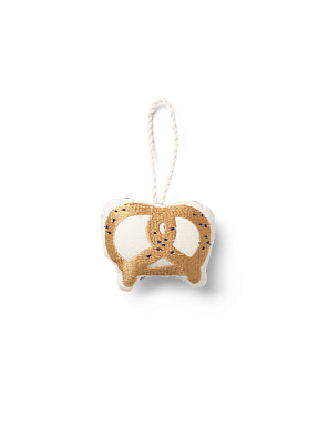 NY Елочное украшение Copenhagen Embroidered Ornament Kringle