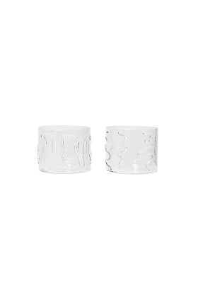 Набор стаканов Doodle Glasses Low Clear 2 шт