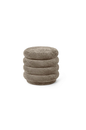 Пуф Round Faded Velvet Beige