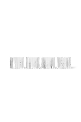 Набор стаканов Ripple Low Glasses Clear 4 шт