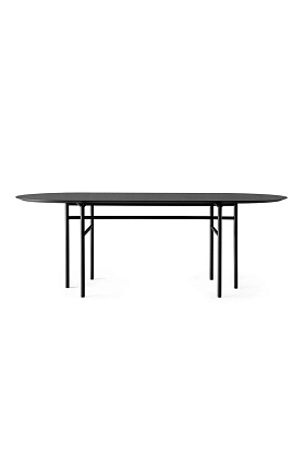Стол обеденный Snaregade Oval Black Steel Black Oak