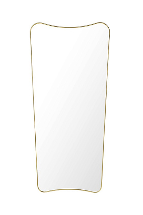 Зеркало F.A. 33 Wall Mirror Polished Brass 70 x 146