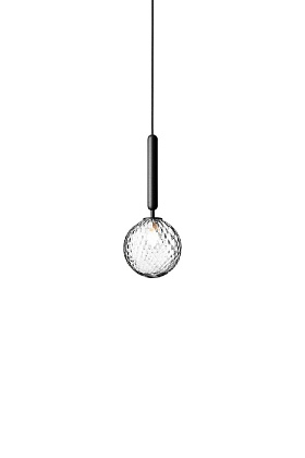 Светильник потолочный Miira 1 Rock Grey Optic Clear