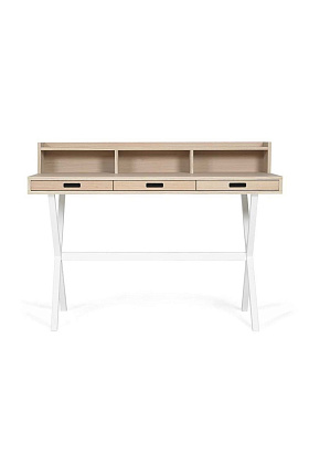 Стол Bureau Hyppolite Chene White Legs