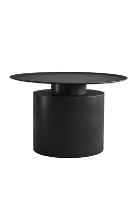 Столик кофейный Pillar Low Burned Black