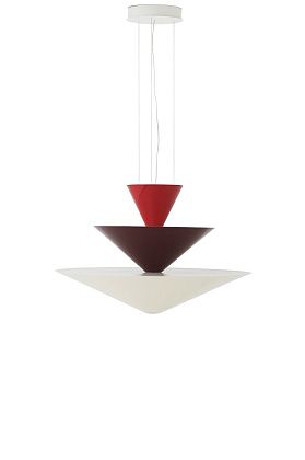 Светильник потолочный Gio LN14 Vermilion Red, Dark Burgundy & Ecru White