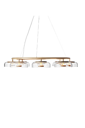 Светильник потолочный Blossi 8 Nordic Gold Clear